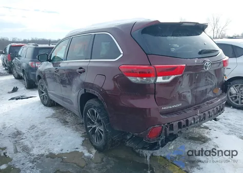 2017 Toyota Highlander Le from USA, damaged, VIN 5TDBZRFH1HS481997